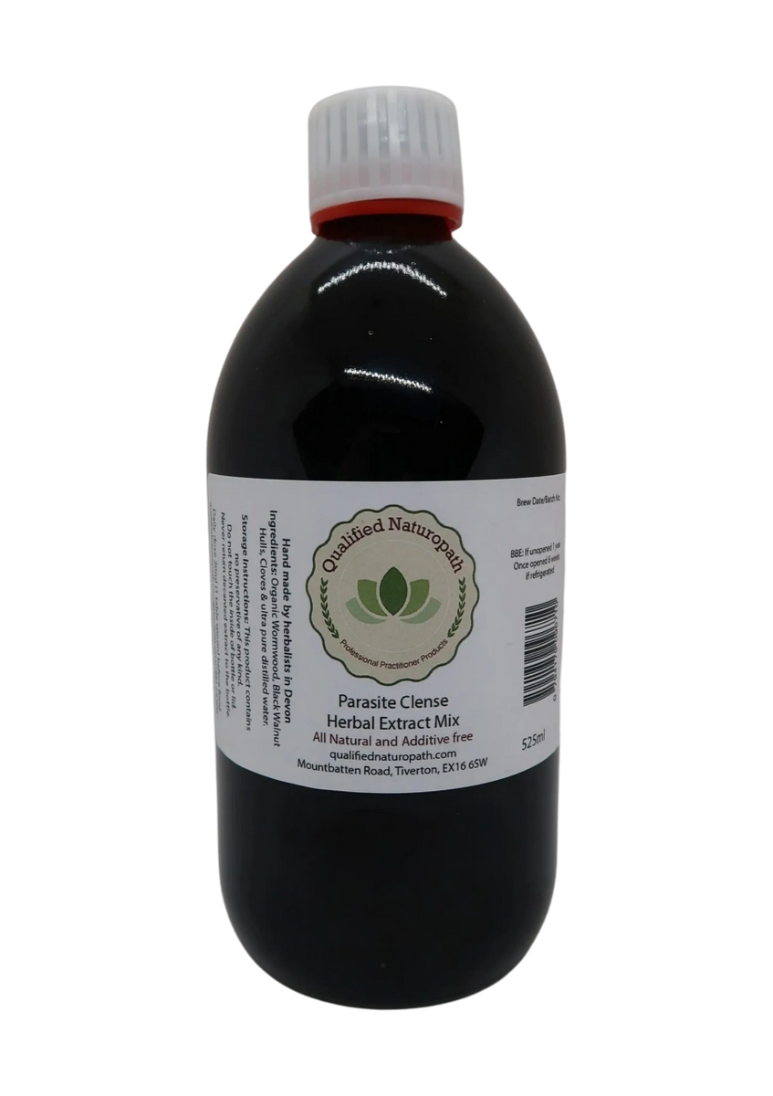 Parasite Cleanse Herbal Extract Mix - 525ml - In Glass UV Resistant Bottle