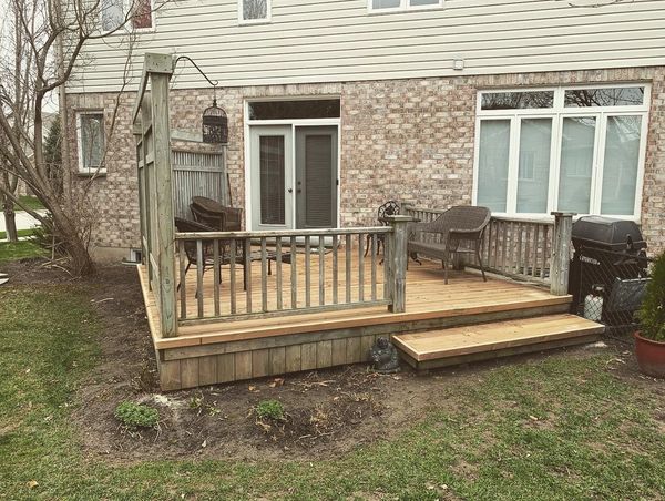Deck resurface and trim 