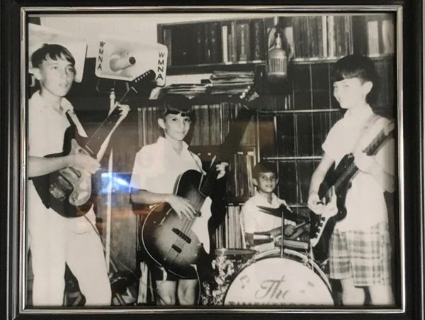 The Timekeepers band with Jamie Melton, Biff Watson, Jim Watson and Beverly Emerson.