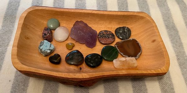 A large variety of healing crystals amplify and tailor the Reiki energy to your needs.