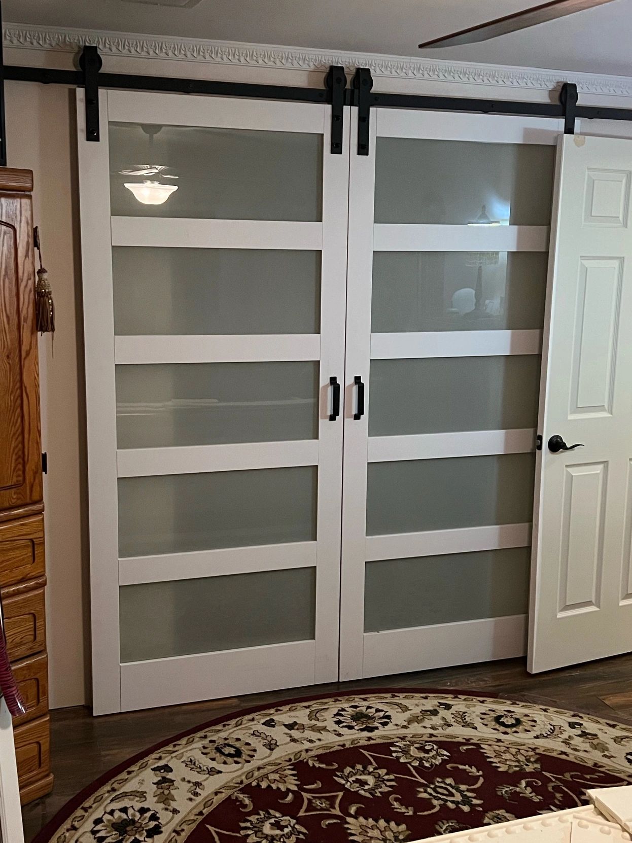 Barn door installation