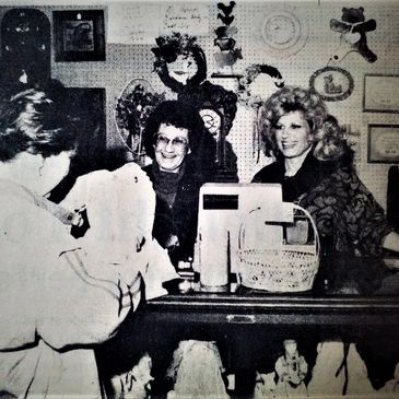 My mother and I when we started Yesteryear Gift Shop in the early 80's!