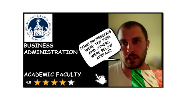 Università Cattolica del Sacro Cuore - Piacenza REVIEWS RATINGS -PROFESSORS REVIEWS RATINGS VCOMPASS
