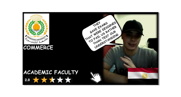 COMMERCE - MANSOURA UNIVERSITY - PROFESSORS REVIEWS RATINGS VCOMPASS