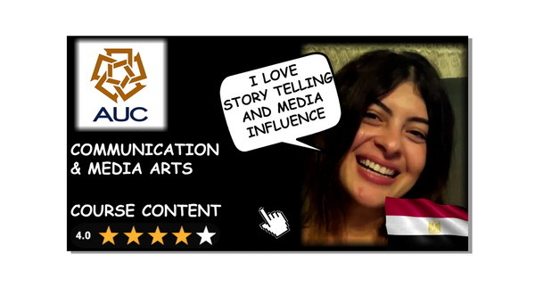 Communication & Media Arts - American University in Cairo Reviews and Ratings - VCompass University