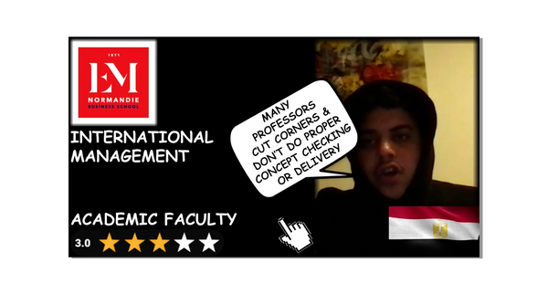 INTERNATIONAL MANAGEMENT - EM BUSINESS SCHOOL - REVIEWS RATINGS - PROFESSORS vcompass ratings