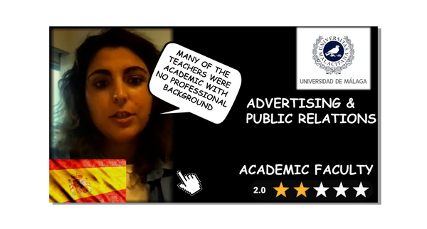 University of Malaga - Advertising & Public Relations  Reviews Ratings - VCompass University Ratings