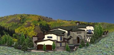 Rendering of proposed villa, Deer Valley, Utah