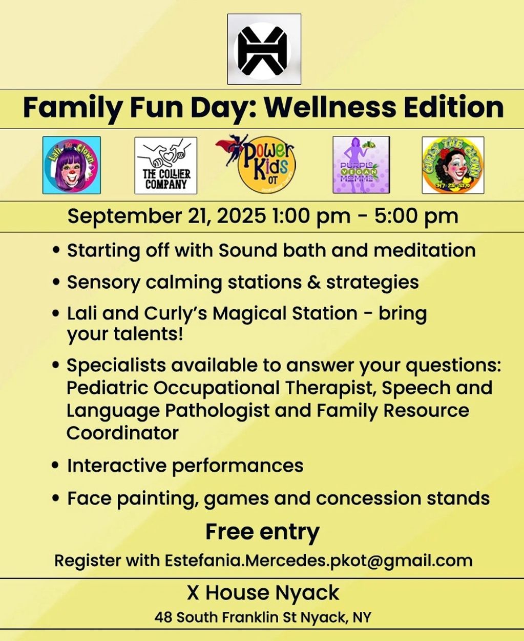 Join us for family event of healing, community and fun with sound bath, mediation, sensory stations!