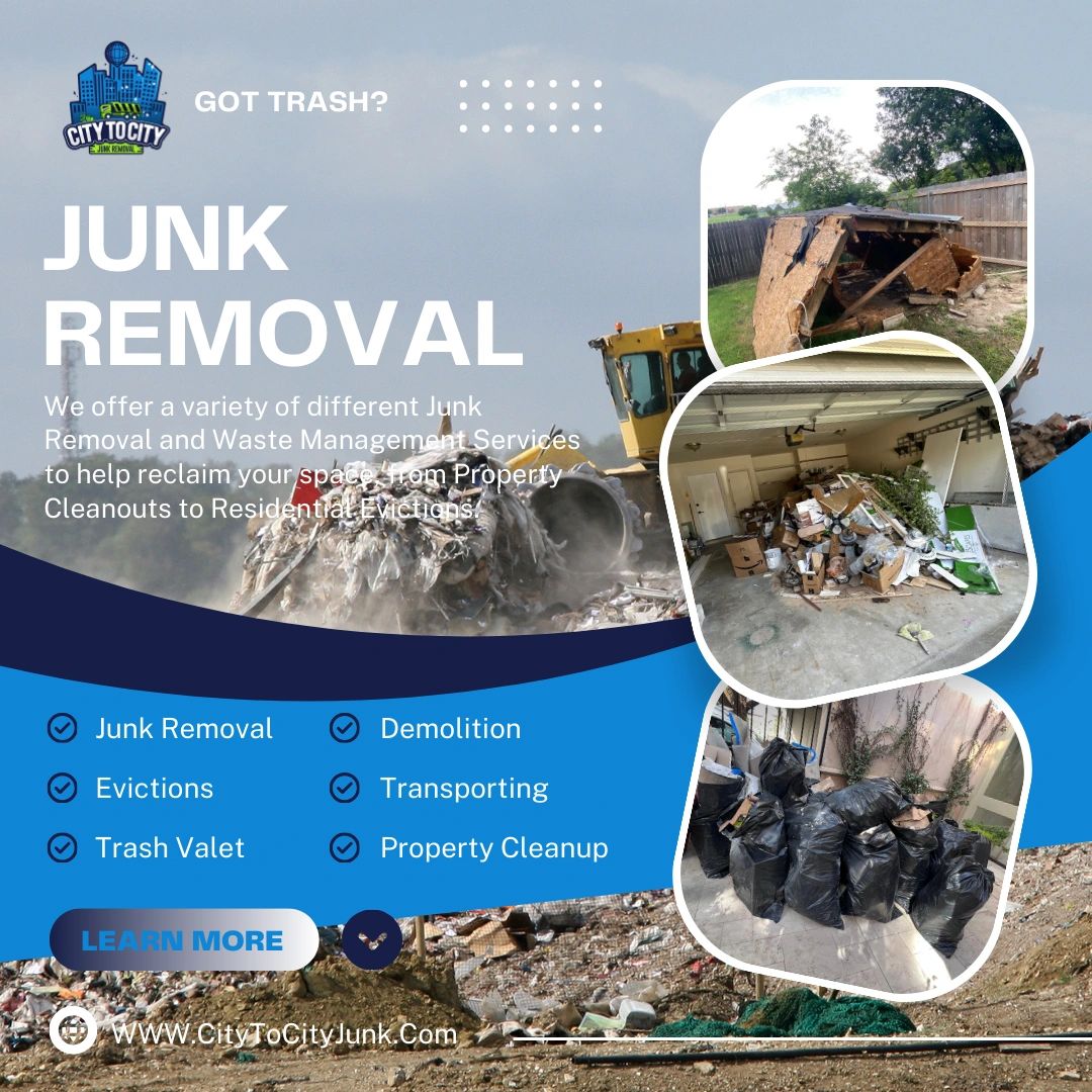 affordable junk removal and trash pick up services in fort worth texas 76179 
