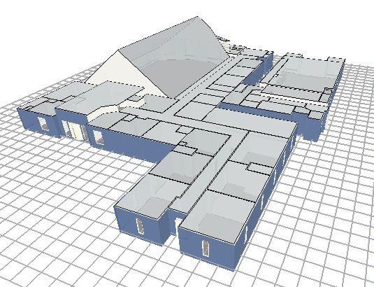 Xactimate Sketch of church campus
