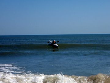 Kayaker on Wave
