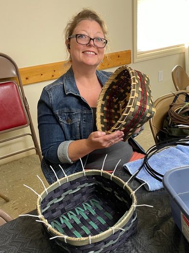 basket making supplies, Cindy's taking Nantucket basket wea…