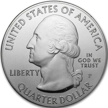 ATB silver 5 oz quarter dollar