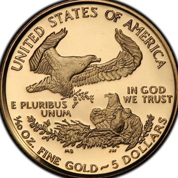 $5 Gold Eagle reverse type 1