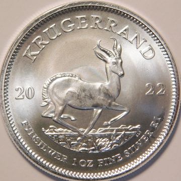 2022 South Africa Silver Krugerrand Coin Gem Bu Condition