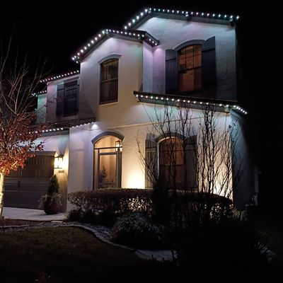 Permanent outdoor lighting 
