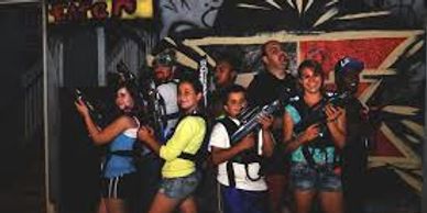 Unlimited Mini-Golf & 1 Game of Laser Tag. Patio for 2 hours, seats 24 and has a serving table. 