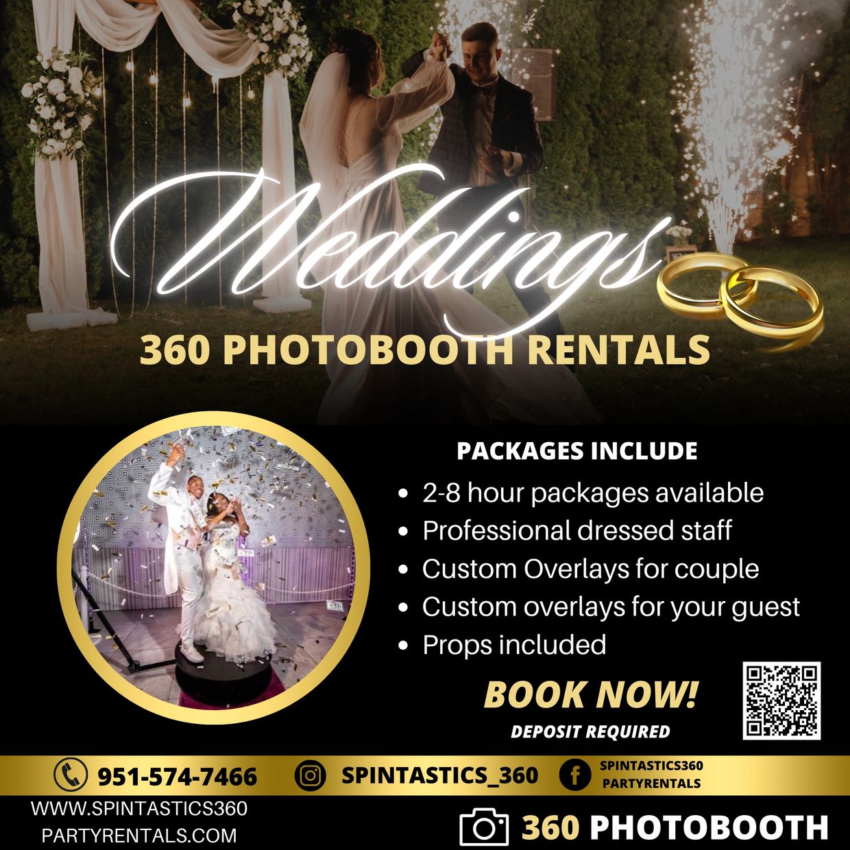 360 Photo Booth - Wedding Package – 7thdreamrentals