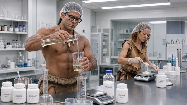 Neanderthal couple mixing the Neanderthal Energy formula