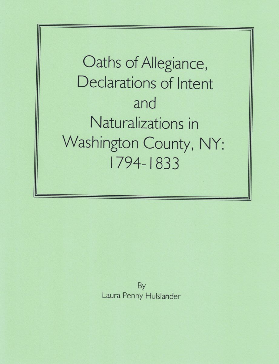 Oaths of Allegiance, Declarations of Intent and Naturalizations in