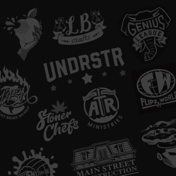 Collection of various creative logos and designs.