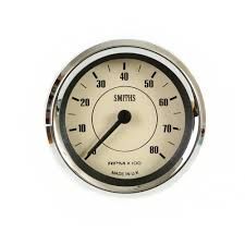 Tachymètre Smiths Replica - 0-8000 Tr/min, électronique, 85 Mm, Neuf En Boîte