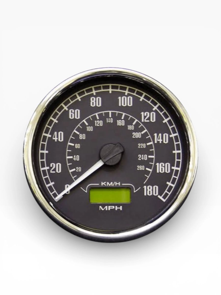 Flht Speedometer FES5-1B52-01C Smiths Flight Speedometer Electric Full Sweep 100mm 0-140 ...