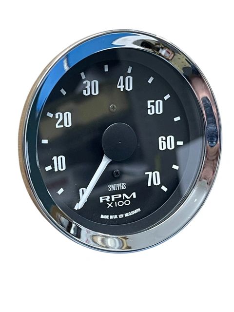 RVC1690-00CB Smiths Classic Black Tachometer Electric Full Sweep 80mm 0 ...