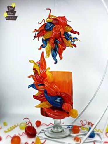 Simi Isomalt Glassworks Cake