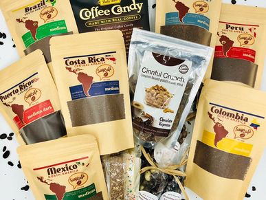 Specialty single origin coffee and treats, group coffee gifts