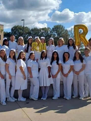 White Scrub Dress Nurse Uniform for Graduation Pinning Ceremony -   Canada