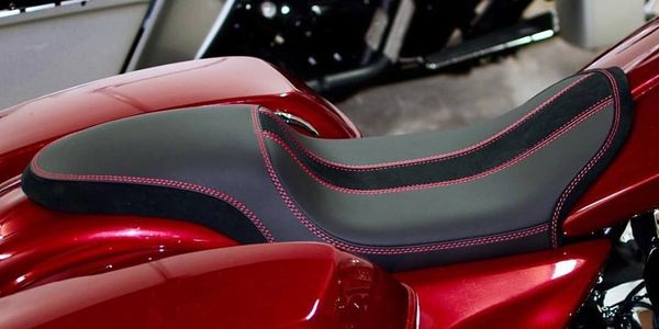 Custom Harley Davidson bagger seat