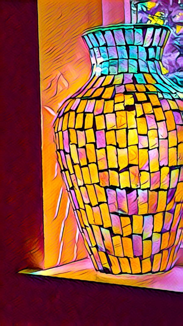 Vase in a friend's house.