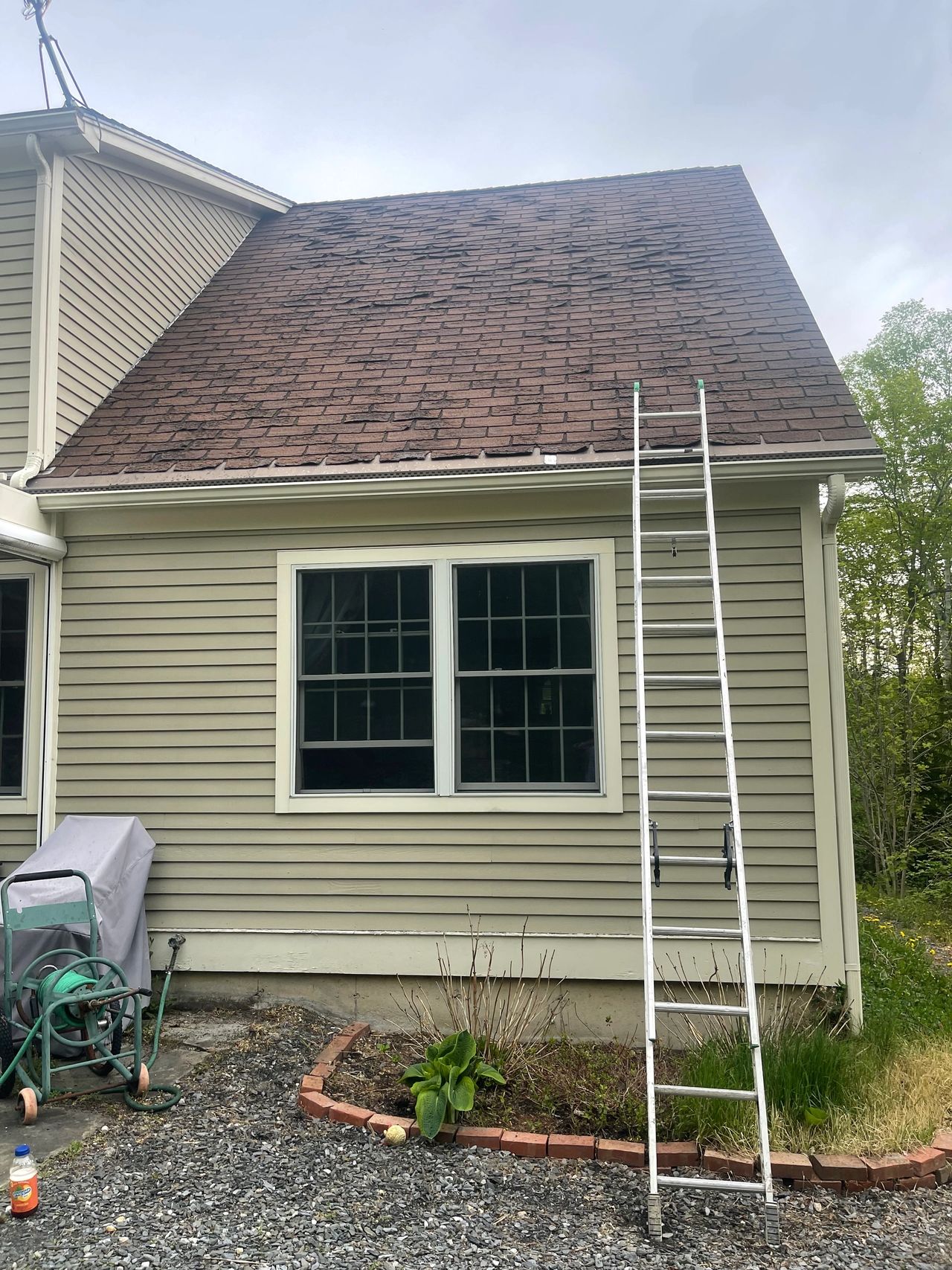 Aging shingles Aging shingles