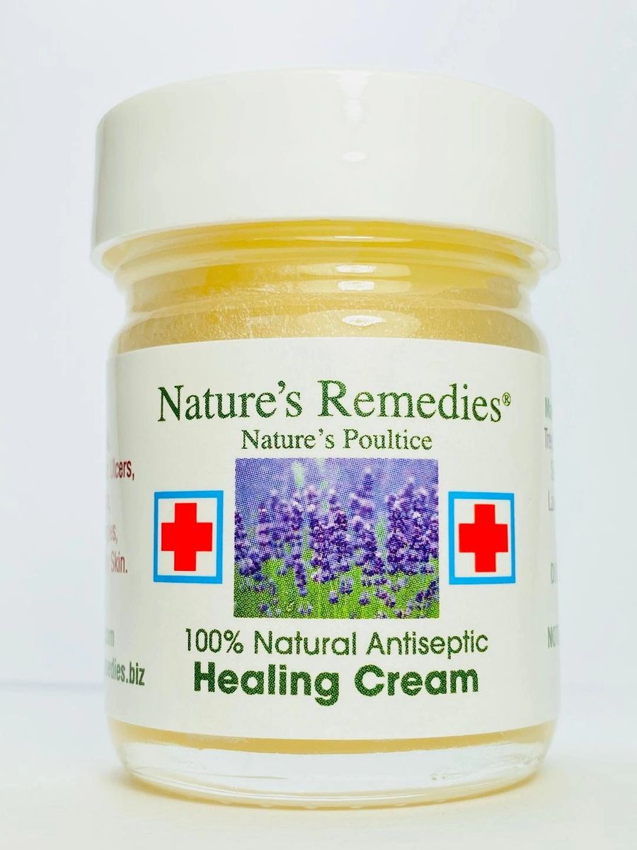 "100 Natural Antiseptic Healing Cream" Heals and Soothes Infected Skin