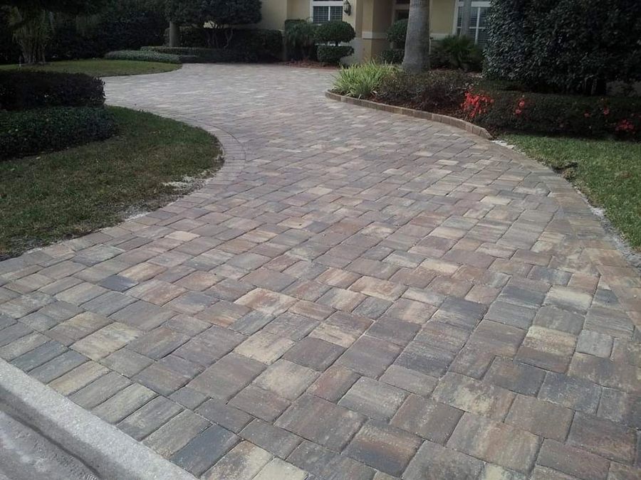 Paver pool deck project