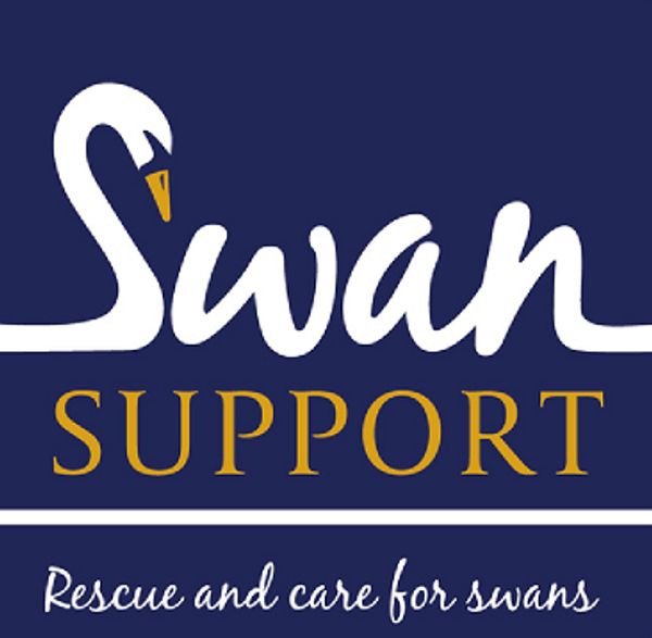 Logo for Swan Support, rescue and care for swans.