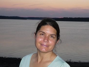 Anne at Lake Wappapello, Missouri at sunset.