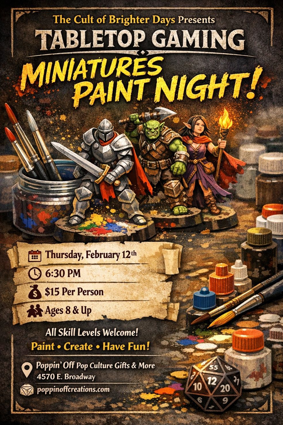 poster about painting event