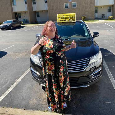 Student passed driving test