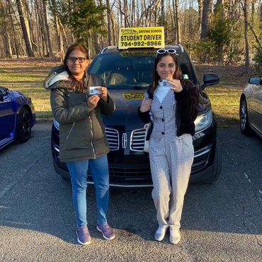 Students passed driving test