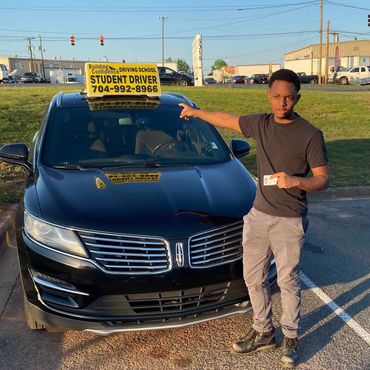 The student passed driving test with help of our professional instructor