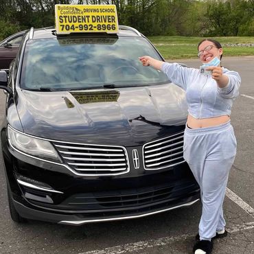 The student passed the driving test with the help of our expert instructor