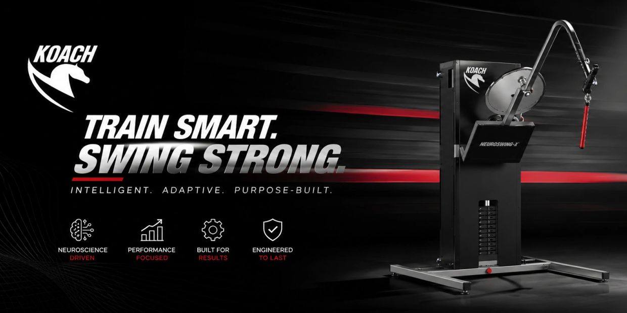 Koach neuroscience-based training machine with strong branding.