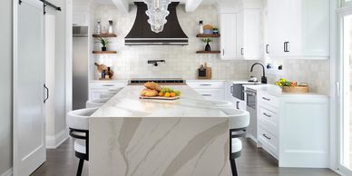 Irpirnia cabinets, Custom hood, Cambria