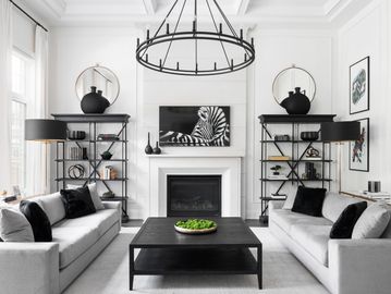 Create a finished, cohesive home with professional guidance on furniture, lighting, rugs, window tre