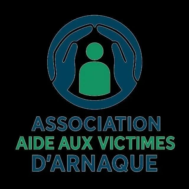 Logo d'une association d'aide aux victimes d'arnaque.