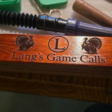Custom turkey box calls from Lang's Game Calls in Coudersport, PA in Potter County PA