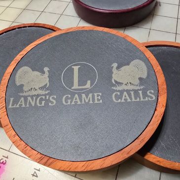 Custom hand made turkey Slate calls and Friction Calls  from Lang's Game Calls in Coudersport, PA in